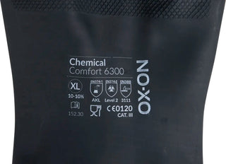 Rengørings- og kemikaliehandske i kraftig latex