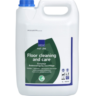 Svanemærket gulvpleje uden voks, med farve & parfume | 5 ltr.