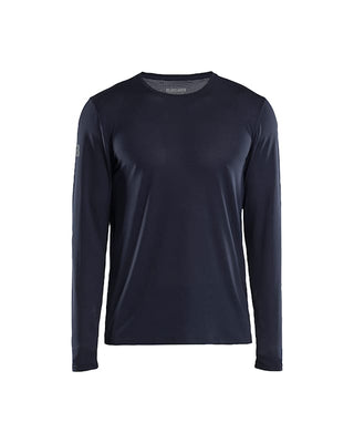 UV T-shirt med lange ærmer i Marineblå