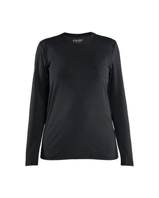 UV t-shirt til damer, sorte lange ærmer fra Blåkläder