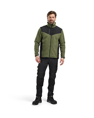 Strikket jakke med softshell – komfort, varme og slidstyrke i ét