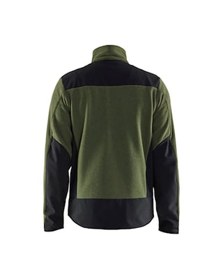 Strikket jakke med softshell – komfort, varme og slidstyrke i ét