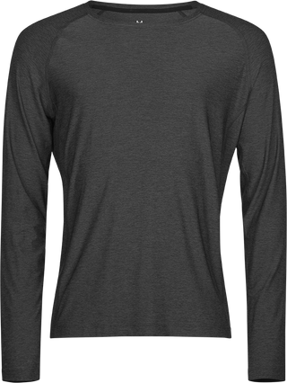 Svedtransporterende T-shirt med lange ærmer - Sort