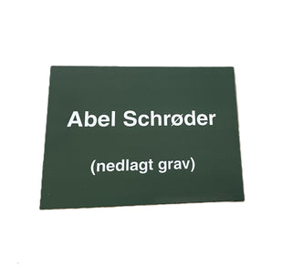 Specialfremstillede skilte efter eget ønske