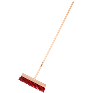 Kost med røde nylonhår – 45 cm