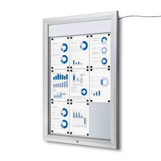 Udendørs kirketavle  81x107 cm, med LED belysning