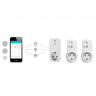 Tænd sluk ure m. timer/wifi | Ks. m. 3 stk.