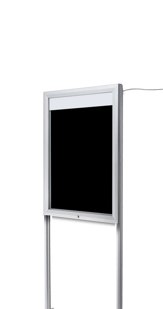 Udendørs kirketavle  81x107 cm, med LED belysning