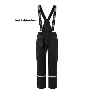 Lyngsøe åndbar regnbuks med stræk | Sort