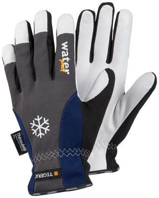 Vandtæt vinter læderhandske
