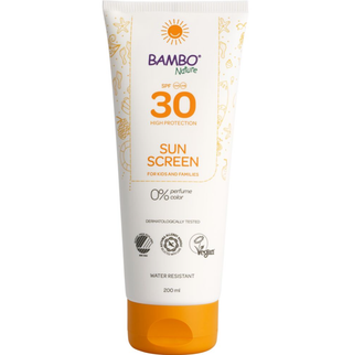 Bambo Nature Sollotion – Skånsom solbeskyttelse til alle