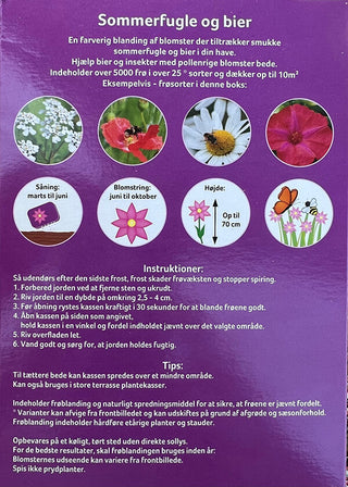 Vild med vilje - Sommerfugle & Bier - 10m2