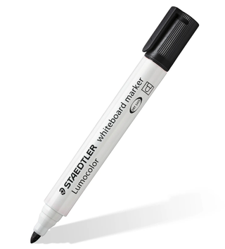 Whiteboard marker Rund spids sort